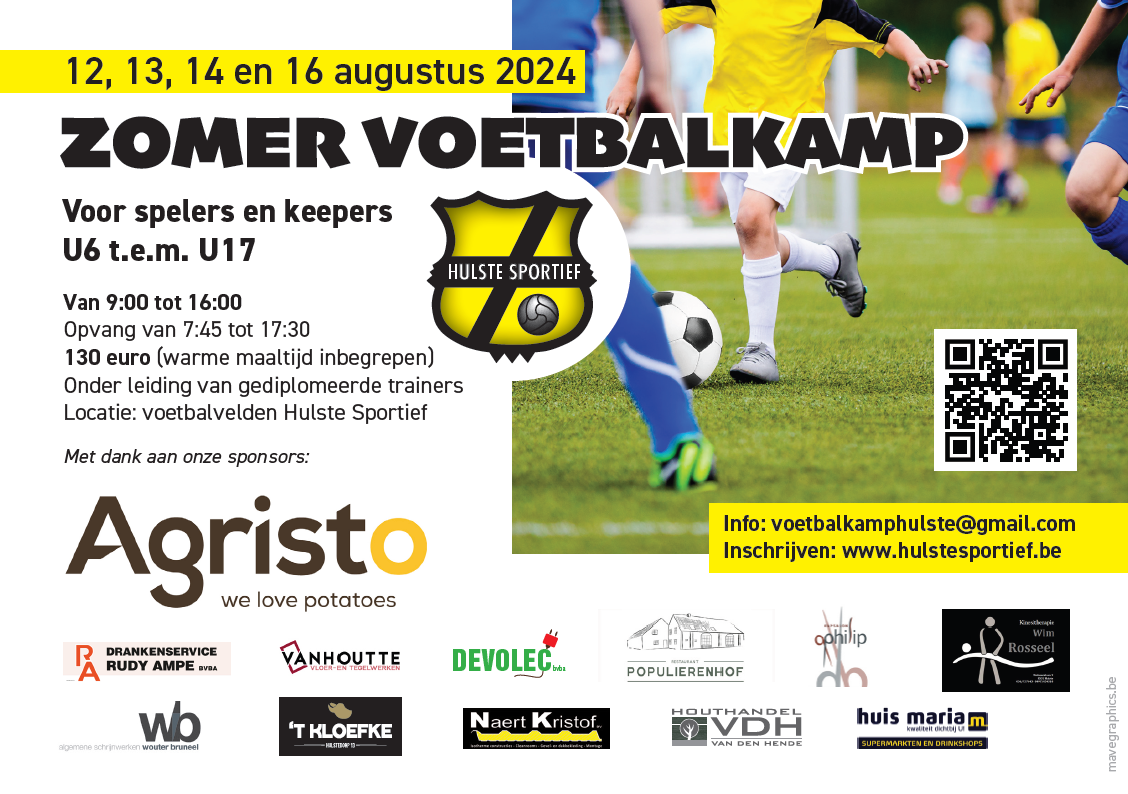 Hulste Sportief Voetbalkamp2024 flyerA5