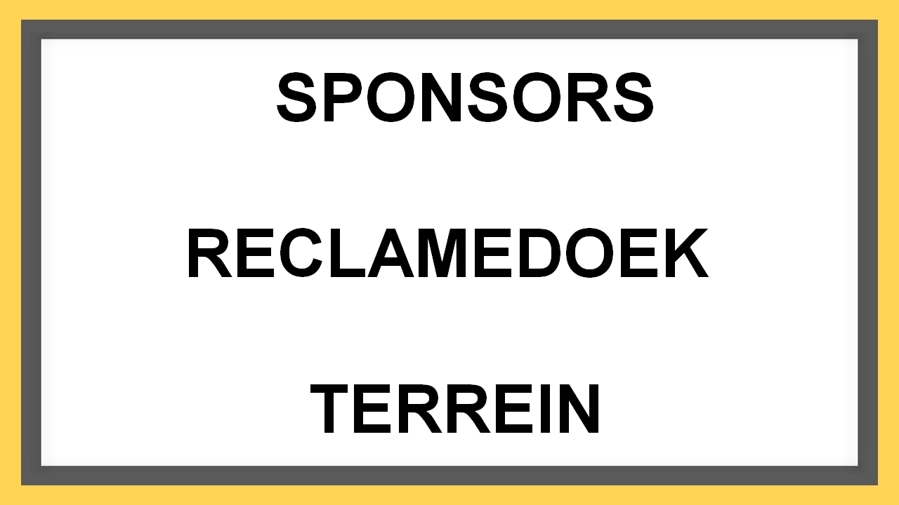 Sponsors Reclame Doeken Terrein